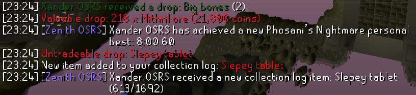 Phosani Nightmare Loot